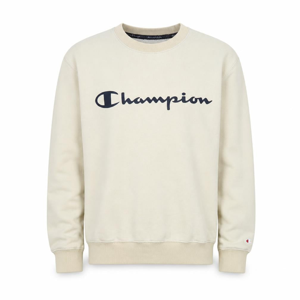 Mens UK Size XS Champion Beige Pullover Sweatshirt