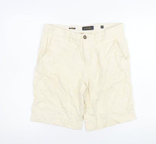 Mens UK Size S Piombo Regular Fit Chino Shorts