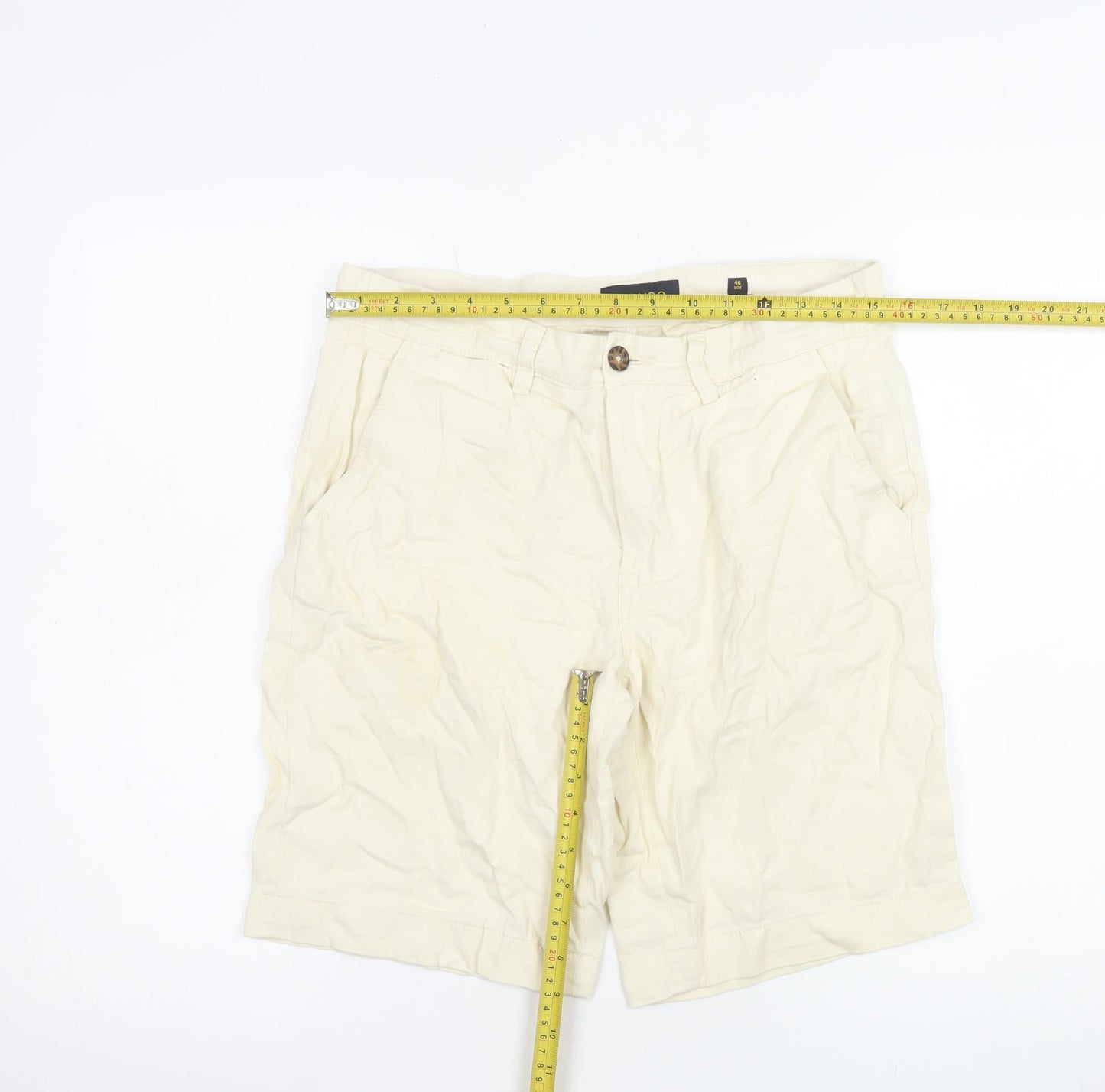 Mens UK Size S Piombo Regular Fit Chino Shorts