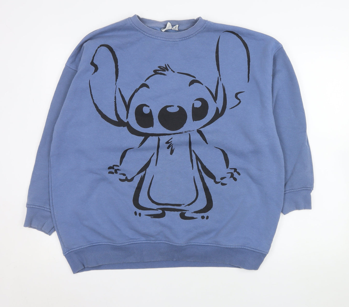 Womens UK Size 10/12 Primark Blue Pullover Sweatshirt