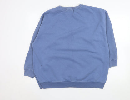 Womens UK Size 10/12 Primark Blue Pullover Sweatshirt