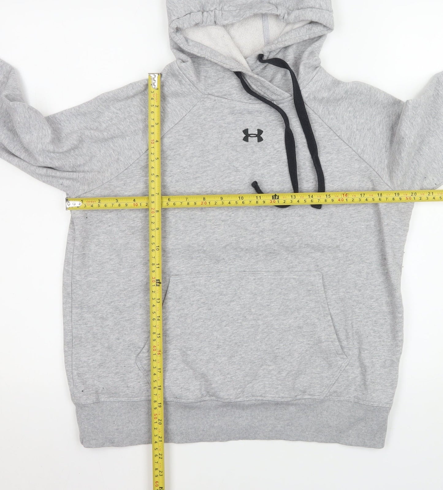 Womens UK Size S Under armour Grey Pullover Hoodie