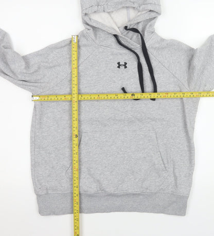 Womens UK Size S Under armour Grey Pullover Hoodie