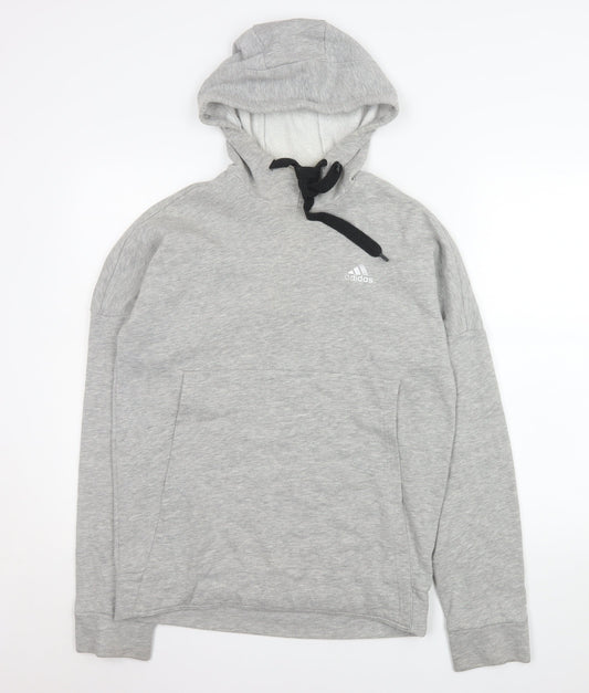 Mens UK Size S adidas Grey Pullover Hoodie