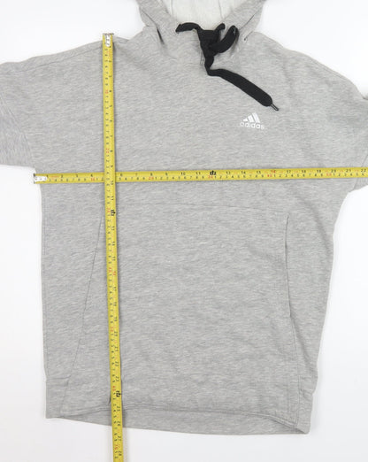 Mens UK Size S adidas Grey Pullover Hoodie