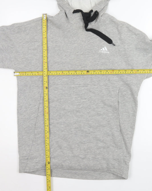 Mens UK Size S adidas Grey Pullover Hoodie