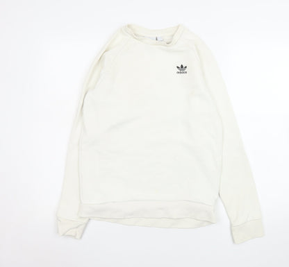 Mens UK Size XS adidas Ivory Pullover Sweatshirt