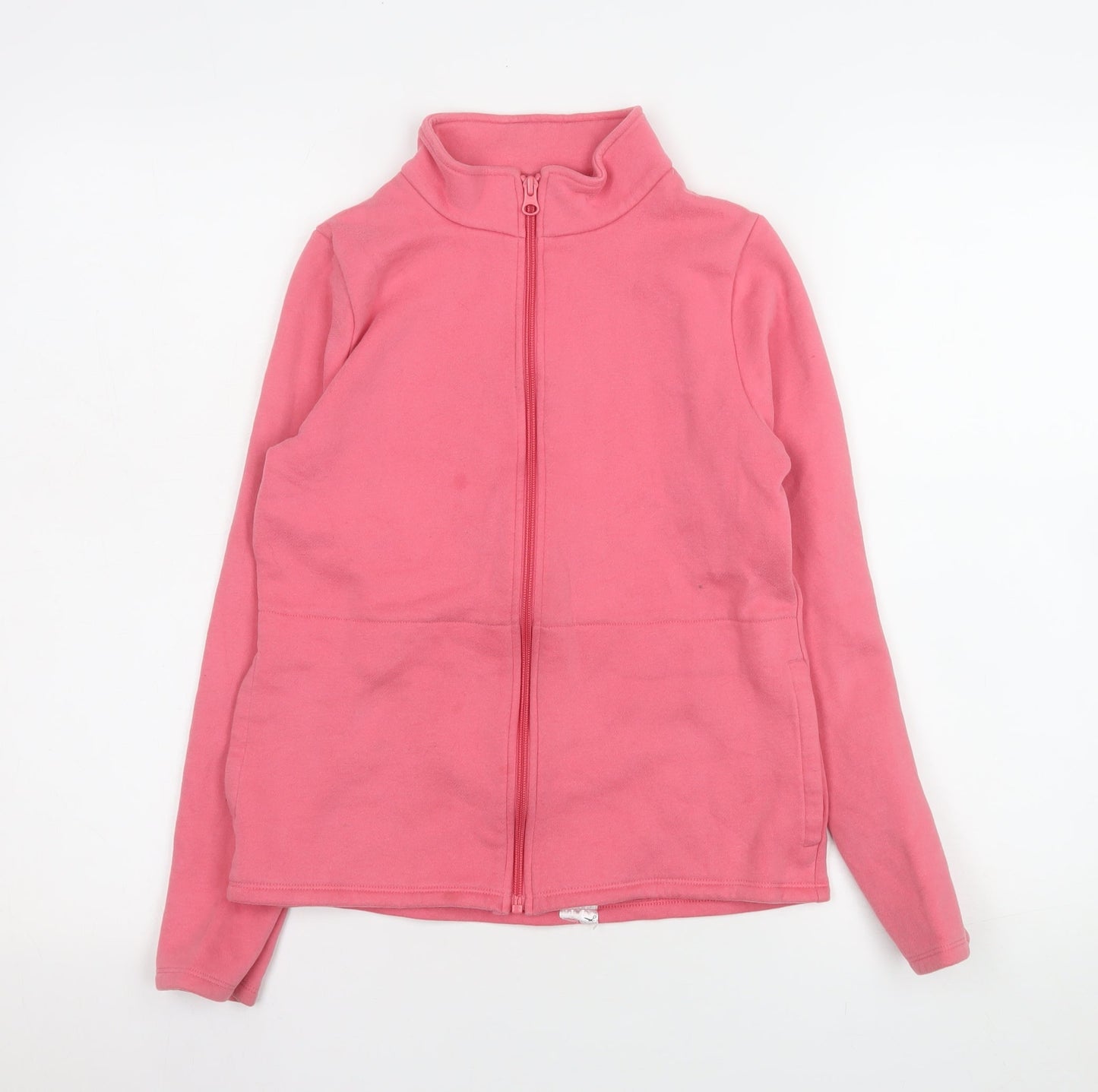 Girls UK Size 12-13 Years DECATHLON Pink Basic Jacket