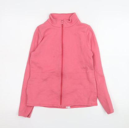 Girls UK Size 12-13 Years DECATHLON Pink Basic Jacket