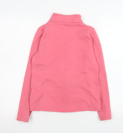 Girls UK Size 12-13 Years DECATHLON Pink Basic Jacket