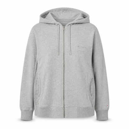 Champion Women's Grey Easy Fit Full Zip Hoodie Jacket L
