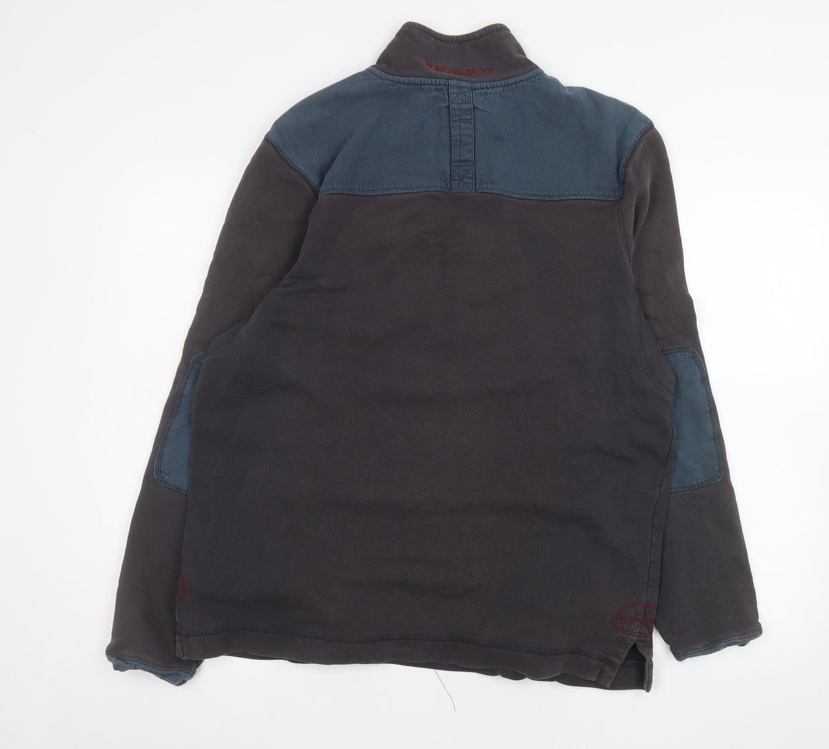 Mens UK Size M W Stuff & Co Black Pullover Sweatshirt