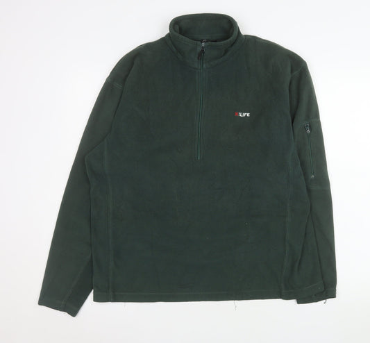 Mens UK Size M X:Life Green Pullover Sweatshirt