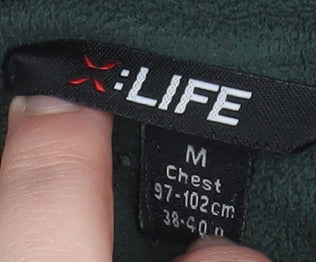 Mens UK Size M X:Life Green Pullover Sweatshirt
