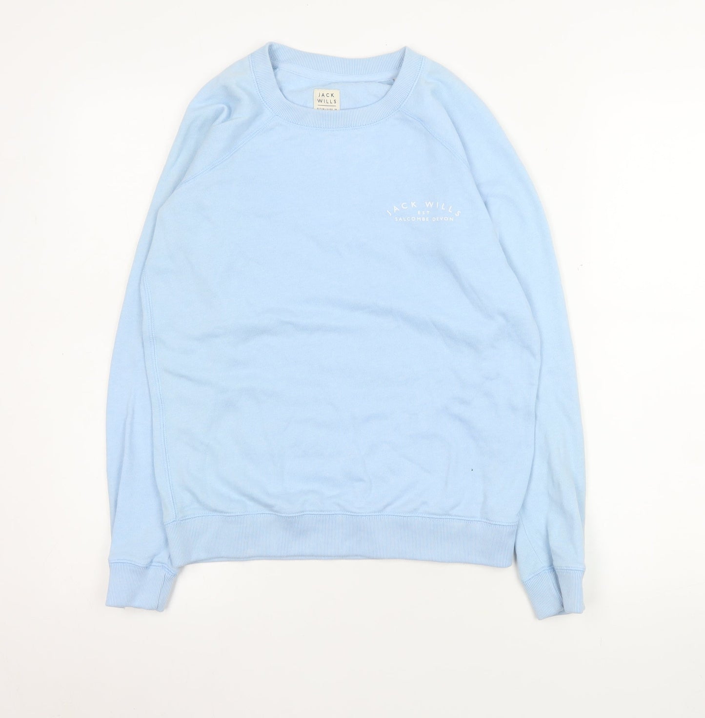 Womens UK Size 8 Jack Wills Blue Pullover Sweatshirt