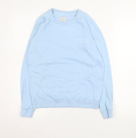 Womens UK Size 8 Jack Wills Blue Pullover Sweatshirt