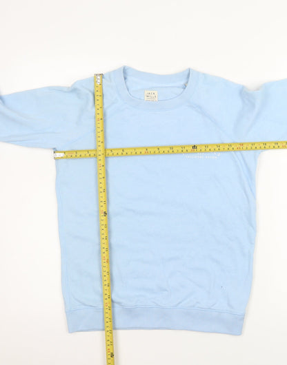 Womens UK Size 8 Jack Wills Blue Pullover Sweatshirt