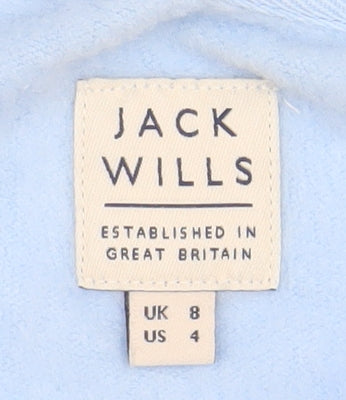 Womens UK Size 8 Jack Wills Blue Pullover Sweatshirt