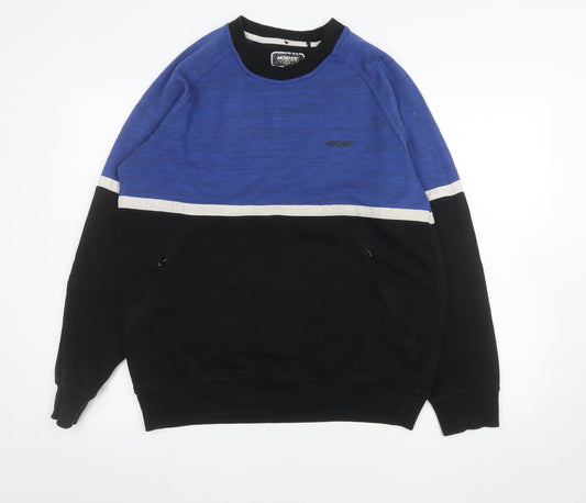 Mens UK Size L McKenzie Blue Pullover Sweatshirt