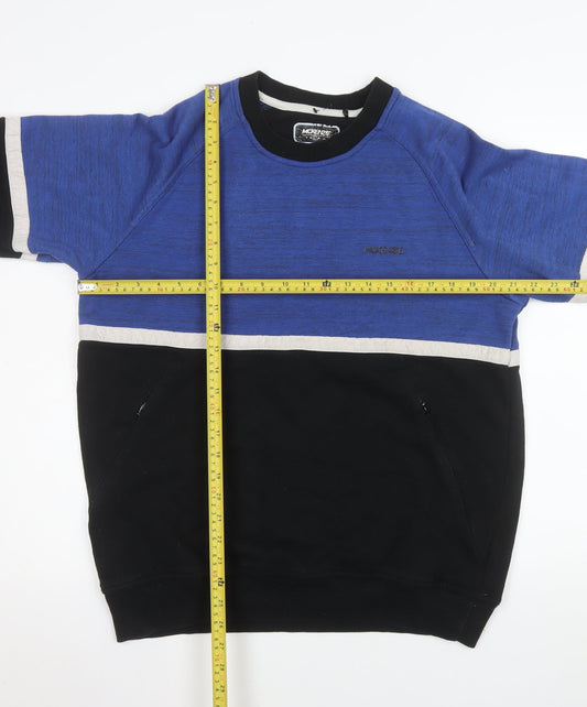 Mens UK Size L McKenzie Blue Pullover Sweatshirt