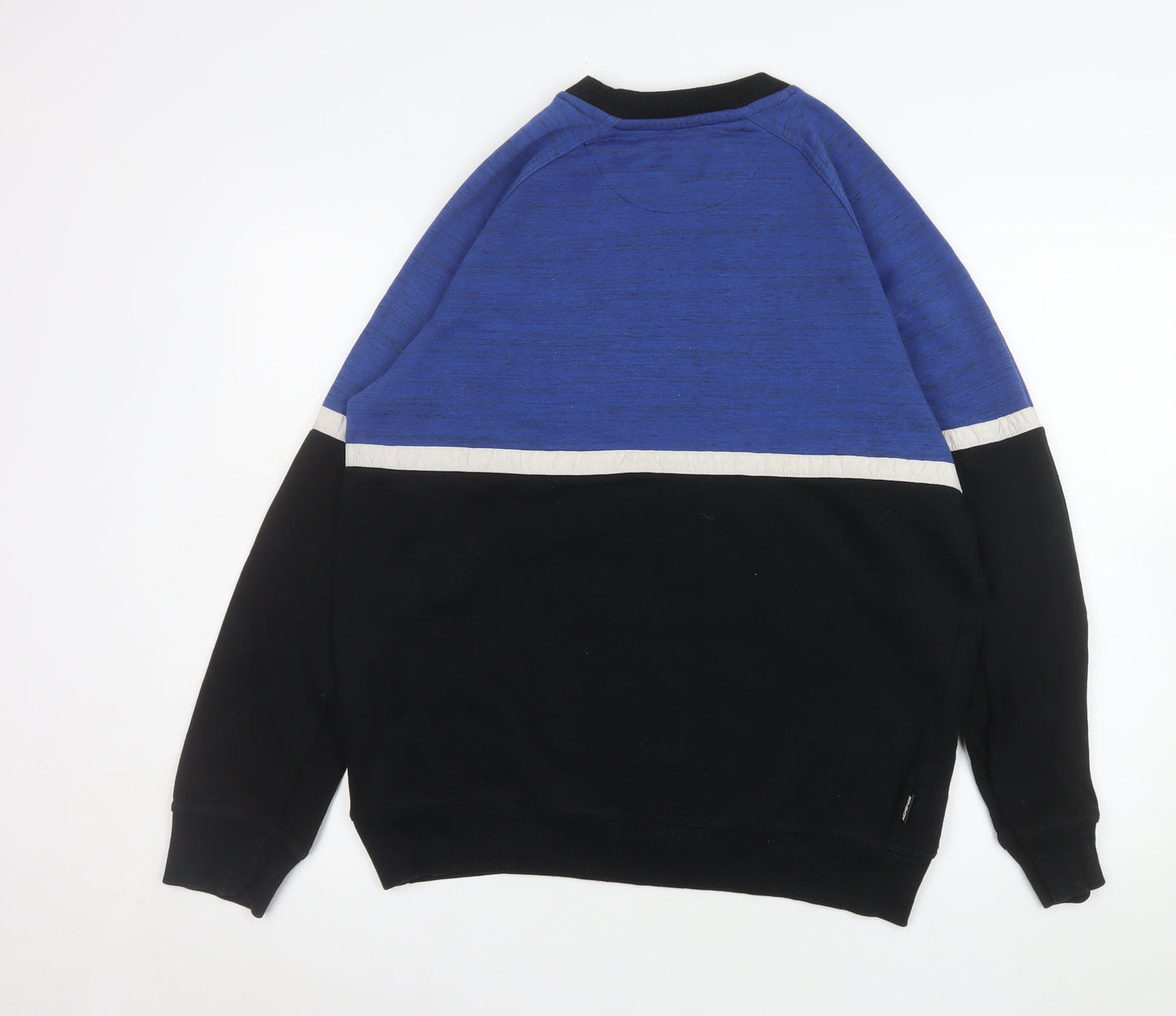 Mens UK Size L McKenzie Blue Pullover Sweatshirt