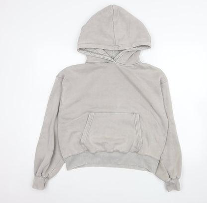 Mens UK Size S Pull&Bear Grey Pullover Hoodie