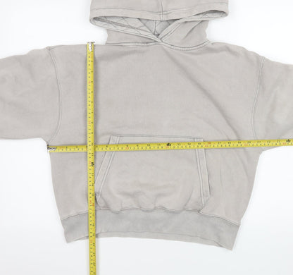Mens UK Size S Pull&Bear Grey Pullover Hoodie