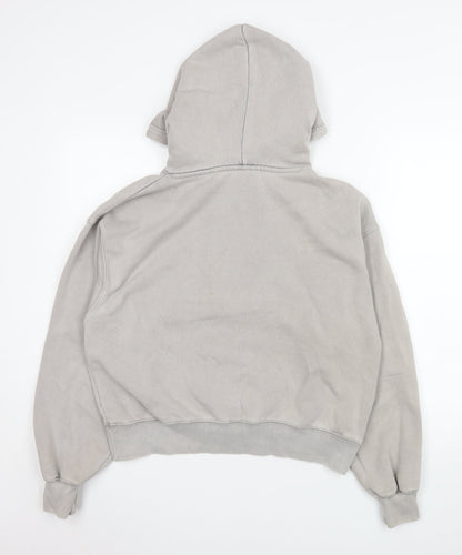 Mens UK Size S Pull&Bear Grey Pullover Hoodie