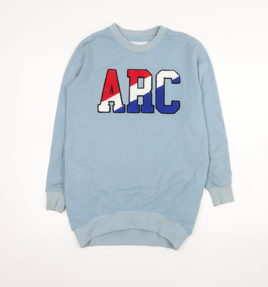 Womens UK Size XS American Rag Cie Blue Pullover Sweatshirt
