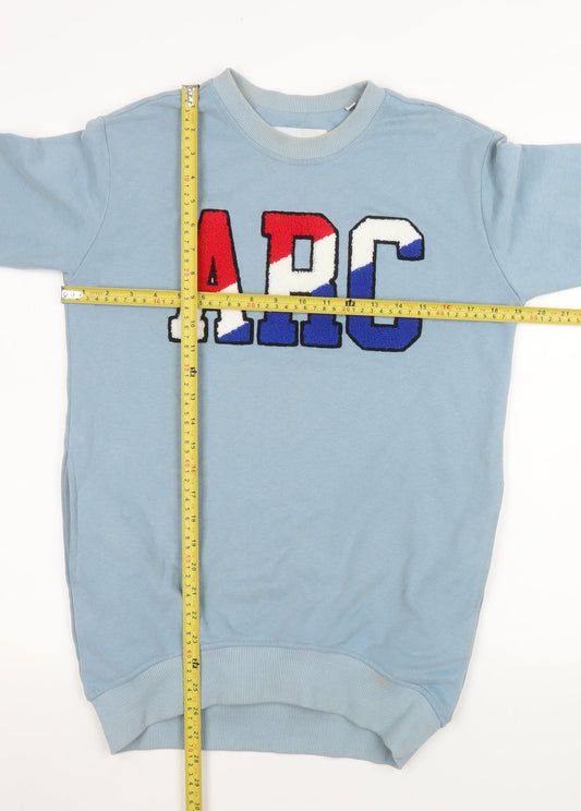 Womens UK Size XS American Rag Cie Blue Pullover Sweatshirt