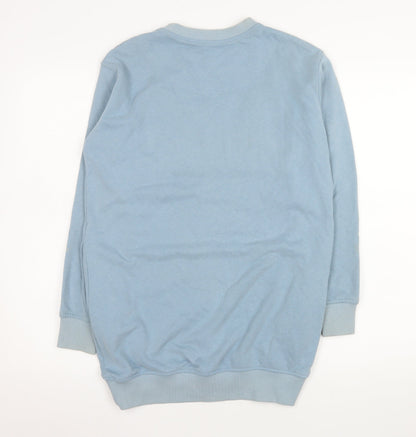 Womens UK Size XS American Rag Cie Blue Pullover Sweatshirt