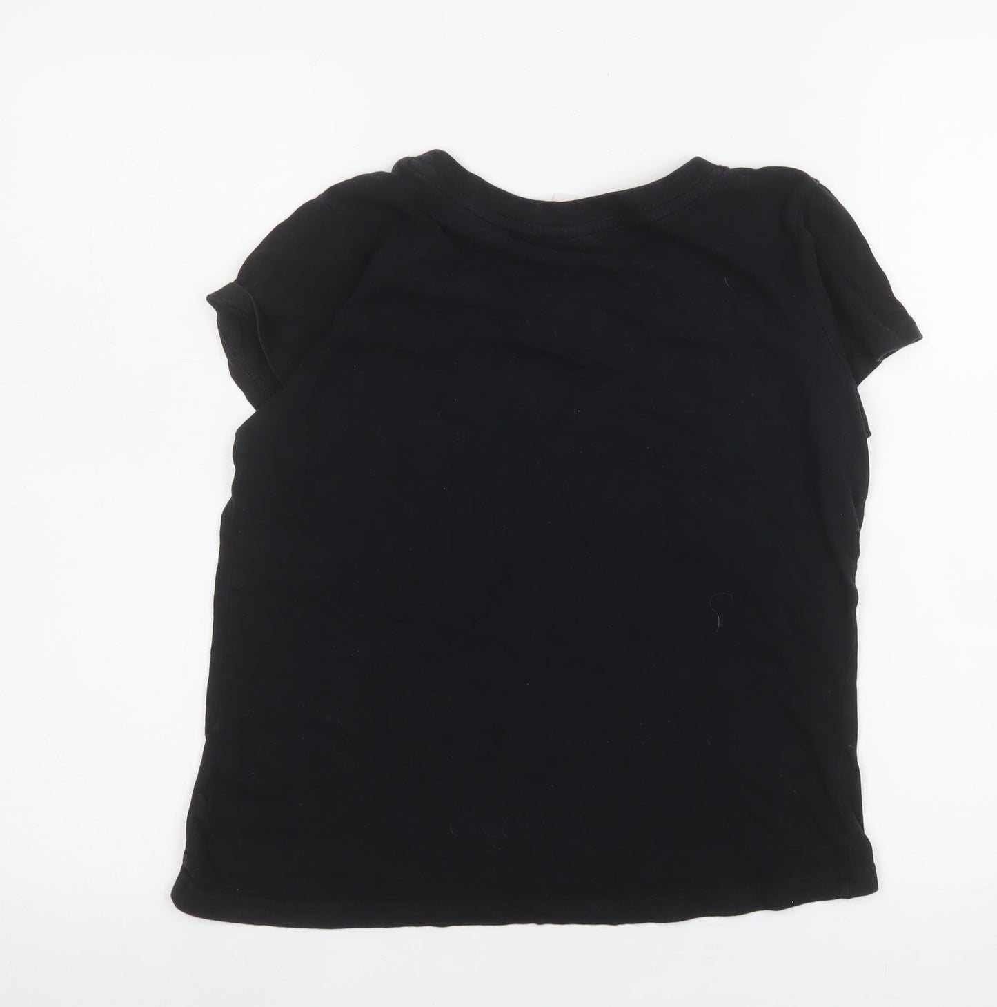 Next Women’s Black Minnie Mouse Cotton T-Shirt XS Short Sleeve
