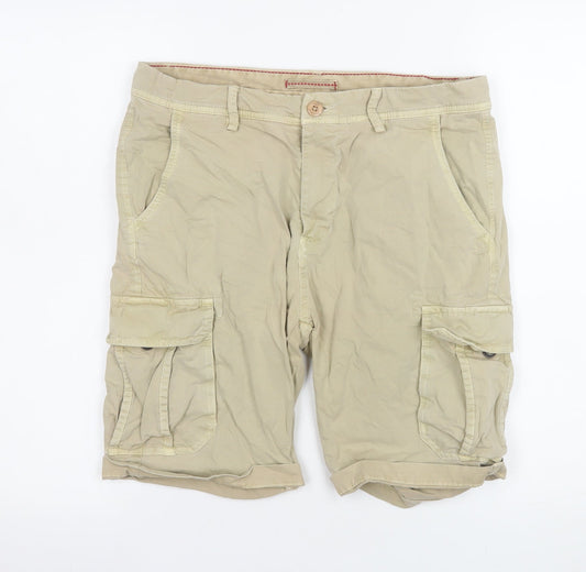 Mens UK Size 46 Montezemolo Regular Fit Cargo Shorts
