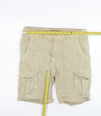 Mens UK Size 46 Montezemolo Regular Fit Cargo Shorts