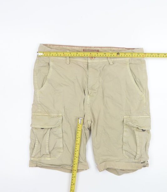 Mens UK Size 46 Montezemolo Regular Fit Cargo Shorts