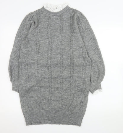 Womens UK Size 6 ASOS DESIGN Grey Pullover Jumper