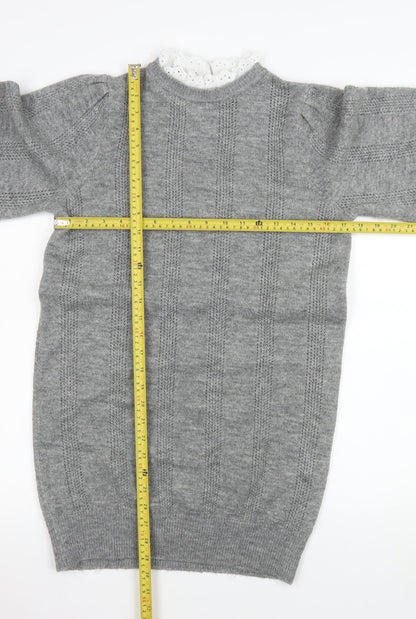 Womens UK Size 6 ASOS DESIGN Grey Pullover Jumper