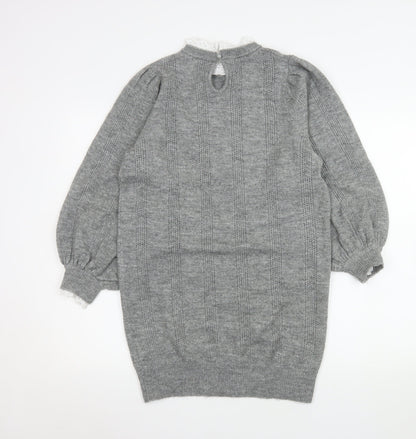 Womens UK Size 6 ASOS DESIGN Grey Pullover Jumper