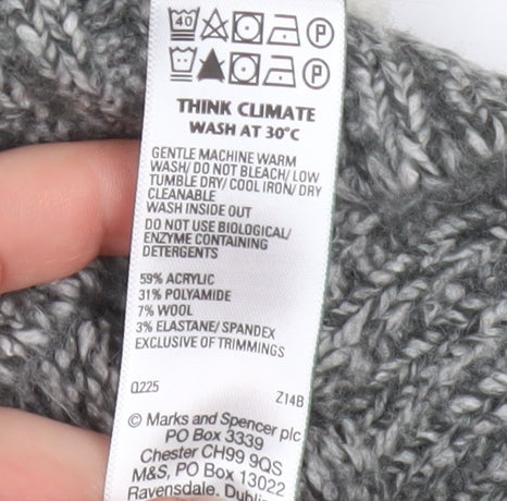 Mens UK Size S Marks and Spencer Grey Pullover Sweatshirt