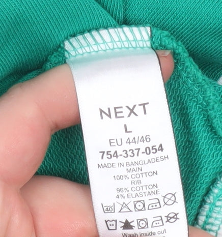 Womens UK Size 16 NEXT Green Pullover Sweatshirt