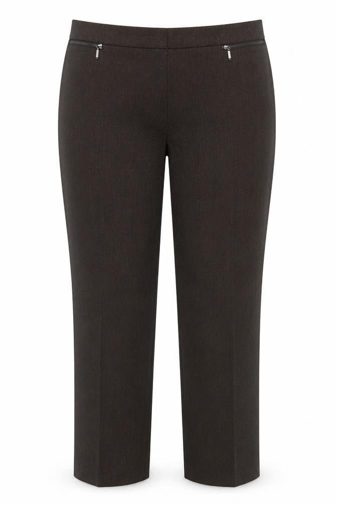 Marks & Spencer Women Brown Size 18 Straight Leg Dress Pants