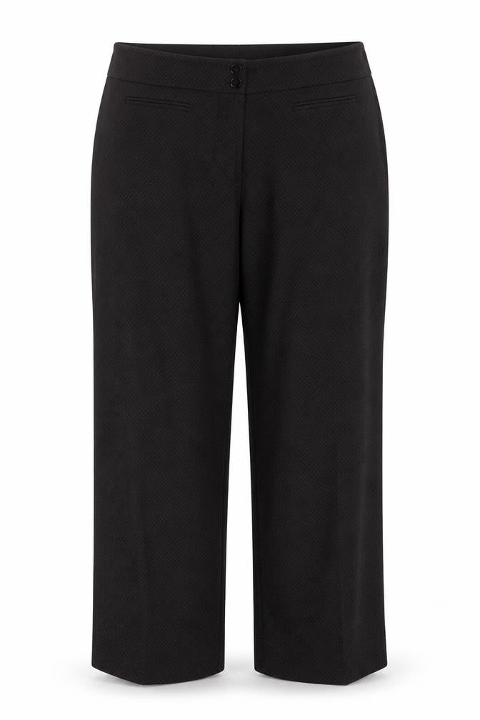 CC Women’s Black Geometric Stretch Dress Pants Size 18