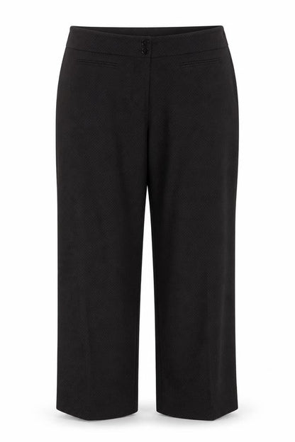 CC Women’s Black Geometric Stretch Dress Pants Size 18