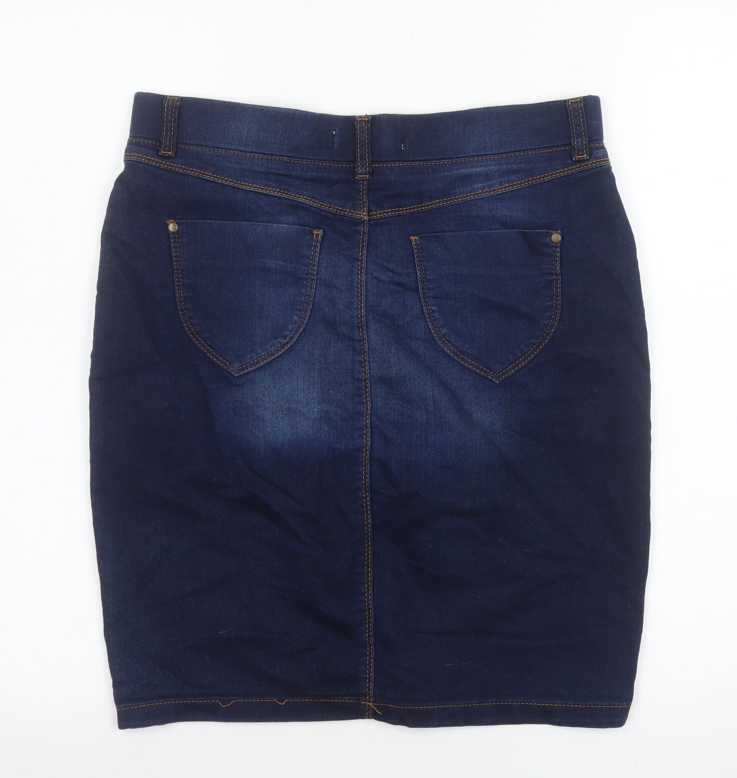 Womens UK Size 8 Dorothy Perkins Straight & Pencil Denim Skirt