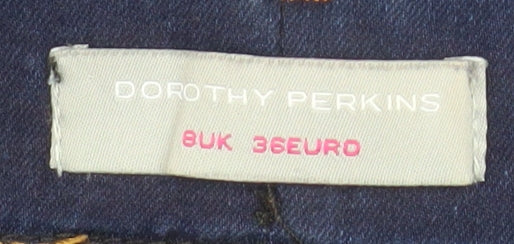 Womens UK Size 8 Dorothy Perkins Straight & Pencil Denim Skirt