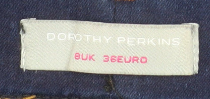 Womens UK Size 8 Dorothy Perkins Straight & Pencil Denim Skirt