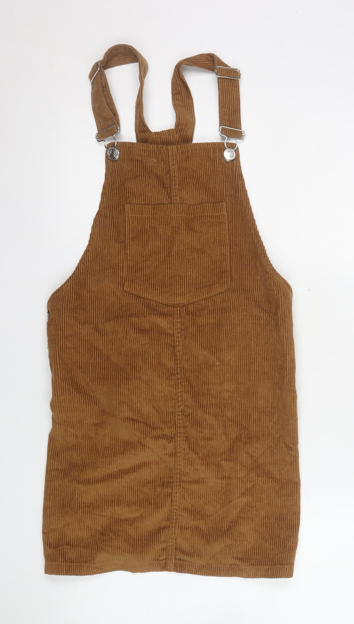 Womens UK Size 12 Stradivarius One-Piece Brown Dungaree