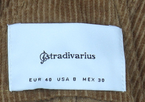 Womens UK Size 12 Stradivarius One-Piece Brown Dungaree