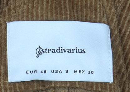 Womens UK Size 12 Stradivarius One-Piece Brown Dungaree