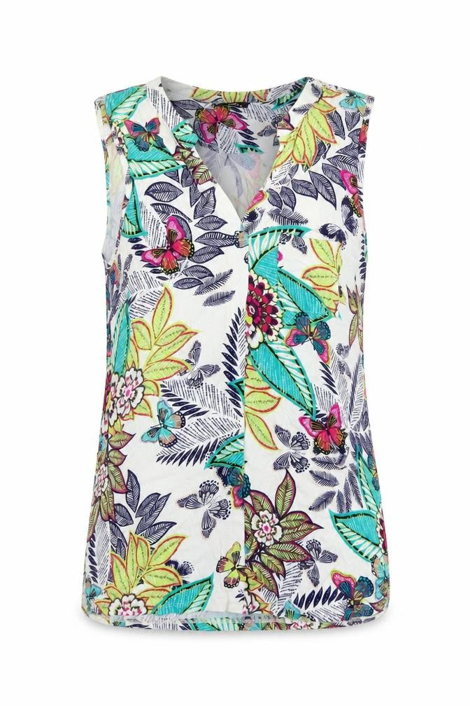 Womens UK Size 10 M&Co Multicoloured Camisole Tank